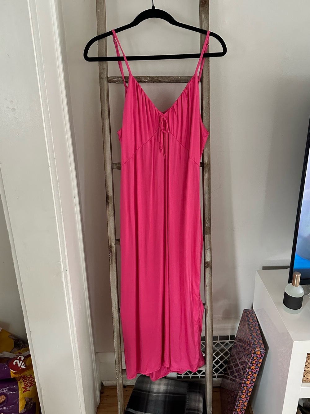 wild fable Hot Pink Midi Dress